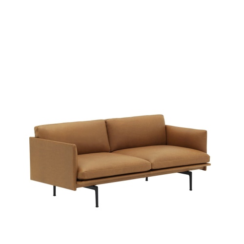 Outline-2-seater-Cognac-Refine-front-45-angle-Muuto.jpg
