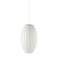Lampa wisząca Nelson Cigar Criss Cross Bubble Pendant Off White - Herman Miller