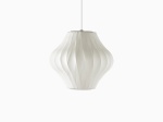 Lampa wisząca Nelson Pear Crisscross Bubble Pendant Off White - Herman Miller