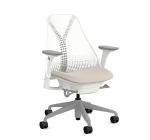Krzesło biurowe Sayl  Studio White  Frame  Seat Grey C7 - Herman Miller 