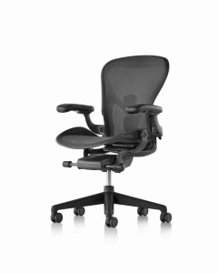 Krzesło biurowe Aeron  Graphite size A C7 - Herman Miller  OUTLET