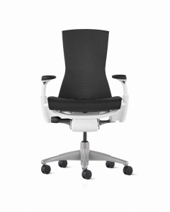 Krzesło EmBody  White Frame Rhythm Black - Herman Miller