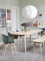 AAC 22 dusty green shell wb lacquer oak base_Triangle Leg Table_Triangle Leg Bench_Nelson Ball Bubble Pendant-2.jpg