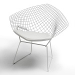 Bertoia Diamond chair fotel ogrodowy - Knoll