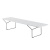 Bertoia Outdoor Bench black rilsan white slats-ławka ogrodowa Bertoia czarna podstawa białe listwy-Knoll (1).jpg