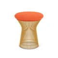Platner Stool-gold ultrasuede poppy.jpg