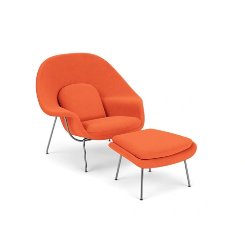womb-chair-ottoman-polished-chrome-ultrasuede-poppy.JPG