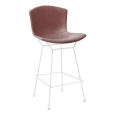 Bertoia-counter height stool-white rilsan-structure-leather-dark brown-full cover-knoll.jpg