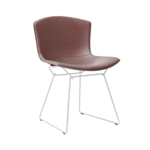 Bertoia-side-chair-white rilsan-structure-leather-dark brown-knoll.jpg