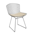 Bertoia-side-chair-polished chrome-structure-classic boucle neutral-seat-pad-knoll.JPG