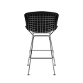 Bertoia-counter height stool-polished chrome-structure-vinyl-black-full cover-knoll_2.JPG