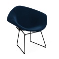 Bertoia-diamond-chair-black rilsan-structure-knoll velevet-aviator-fully upholstered-knoll.JPG