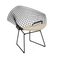 Bertoia-diamond-chair-black rilsan-structure-classic boucle-neutral-seatpad-knoll.JPG
