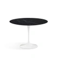 tulip dining table 42 - white Nero Marquina marble, Satin finish.jpg